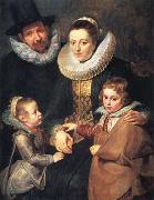 Fan Brueghel the Elder and his Family (mk01), Peter Paul Rubens